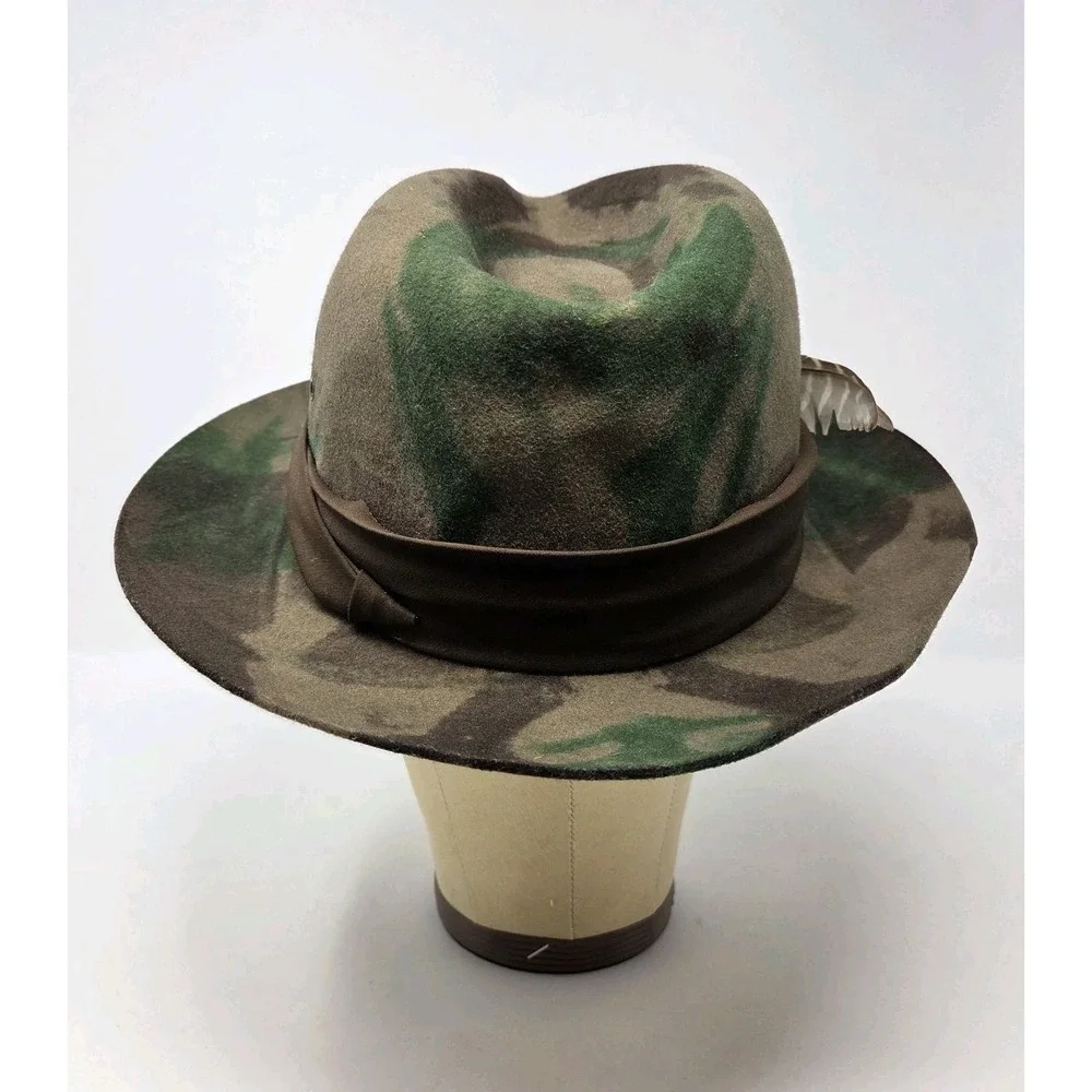 Best Broner Designer Collection Explorer Wool Hat Camo Vented Style Size L USA